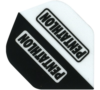 White & Black Double-Thick Poly Pentathlon Flight