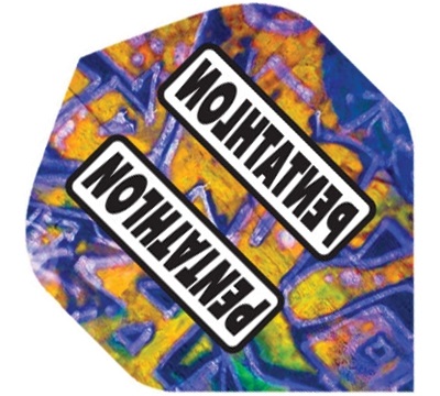 Pentathlon Poly Standard Flight - Blue/Yellow