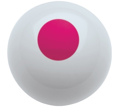 2-1/8" Aramith Red Spot Bumper Pool Ball