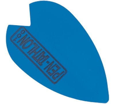 Blue Double-Thick Poly Pentathlon Vortex Flight