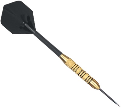 Exec Brass Steel Tip Dart 23g knurled