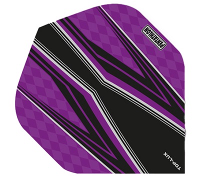 Pentathlon TDP Lux Dart Flights – Purple & Black – Standard