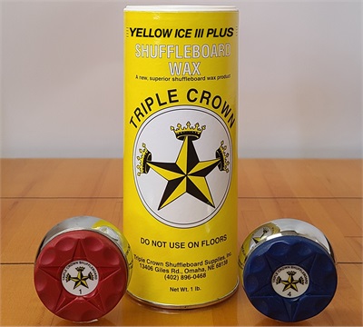 Yellow Ice III Plus Shuffleboard Wax #5 Speed: Fastest yellow wax for 14-22' boards