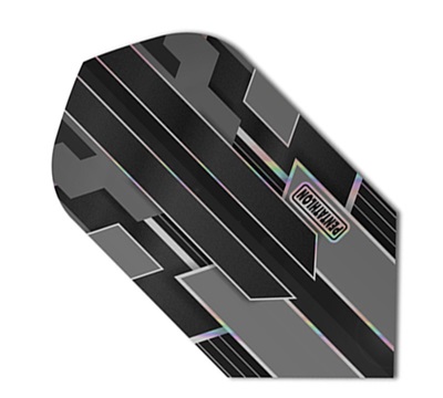 Pentathlon Shimmer Dart Flights – Grey – Slim