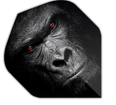 Mueller's 100 Micron Dart Flights – Gorilla – Standard