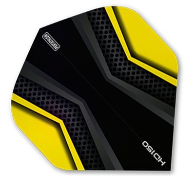 Pentathlon HD150 Dart Flights – Yellow & Black – Standard