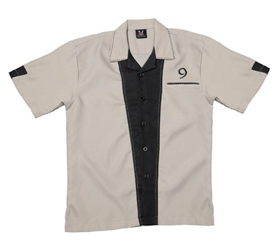 RT9 Men's Khaki Bowling Retro Shirt
