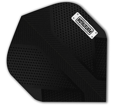 Pentathlon Classic Dart Flights – Black Matte – Standard