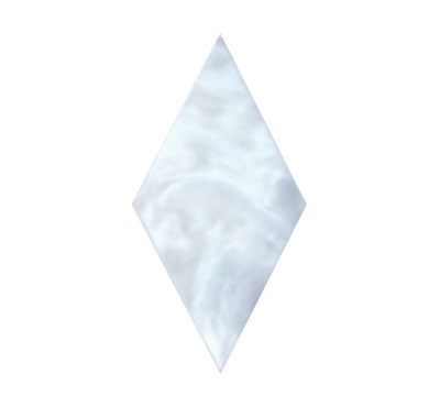 Plastic Diamond Sight, 1-1/4" x 5/8"