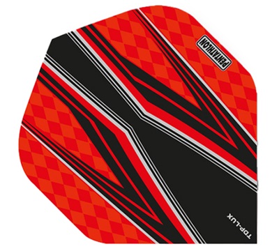 Pentathlon TDP Lux Dart Flights – Red & Black – Standard