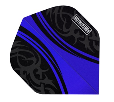 Pentathlon Classic Dart Flights – Dark Blue & Black Tribal – Standard