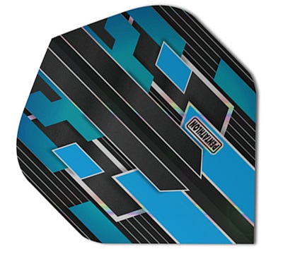 Pentathlon Shimmer Dart Flights – Blue – Standard