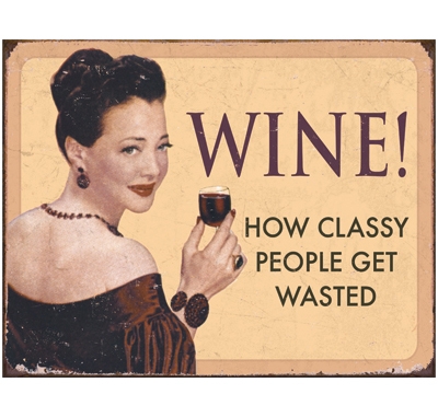Wine Metal Sign