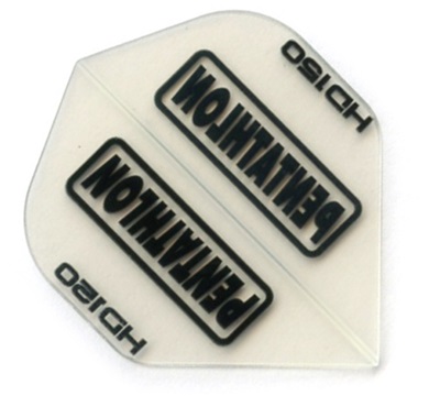 Pentathlon HD150 Dart Flights – Clear – Standard