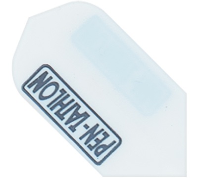 White Double-Thick Poly Pentathlon Slim Flight