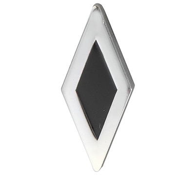 Diamond Pol. Silver W/Black In