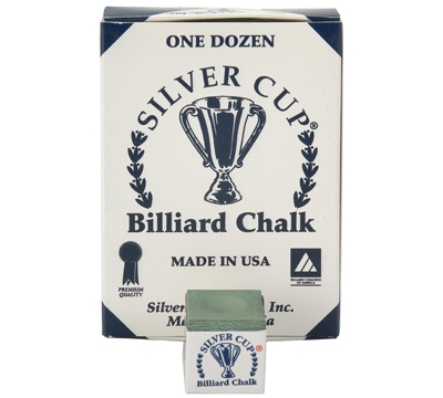 Spruce Silver Cup Billiard Chalk – Box/12