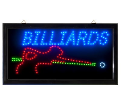 LED Sign Billiards