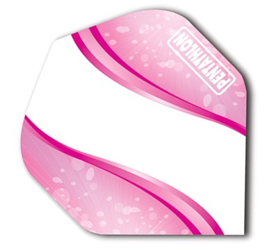 Pentathlon Classic Dart Flights – Pink Swirl – Standard