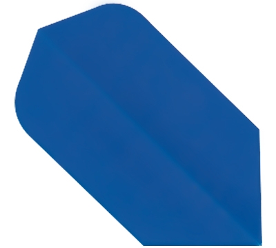 Blue Hard Poly Slim Flight