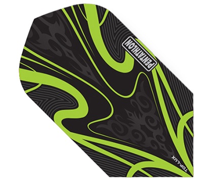Pentathlon TDP Lux Dart Flights – Black & Green – Slim