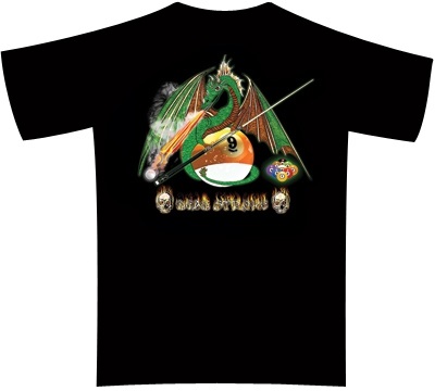 Dead Stroke Pool T-Shirt – 9-Ball Dragon