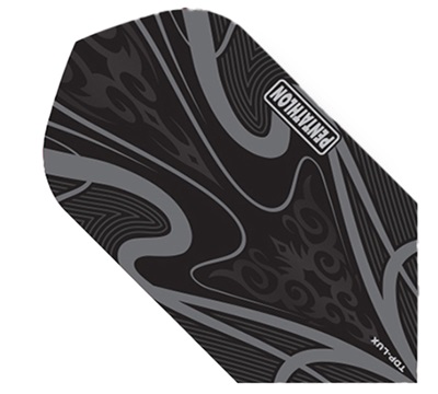 Pentathlon TDP Lux Dart Flights – Black & Grey – Slim
