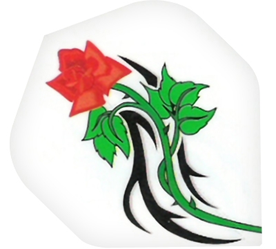 Red Rose Hard Poly Flight
