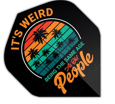 Mueller's 100 Micron Dart Flights – Old People – Standard