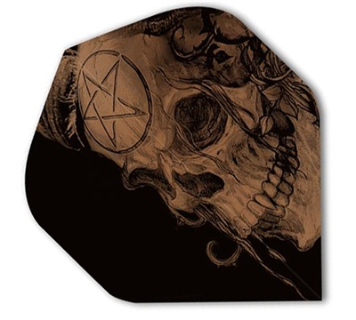 Alchemy Dart Flights – Copper Samian Skull – Standard
