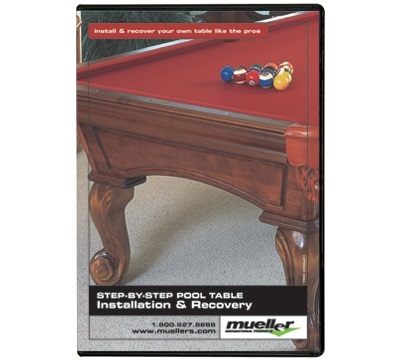 Step-By-Step Pool Table Installation & Recovery DVD