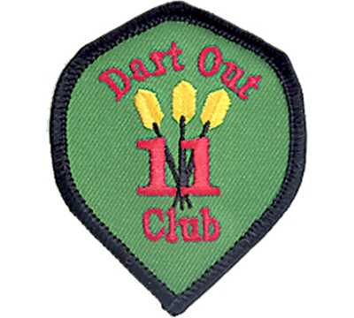 11 Dart Out Club Patch