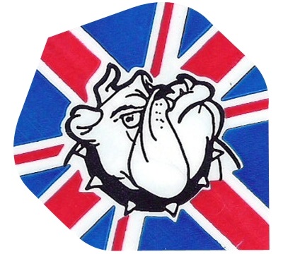 British Flag/Bulldog Hard Poly Flight