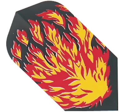 Flames Hard Poly Slim Flight