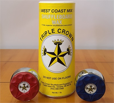 West Coast Mix Shuffleboard Wax  #9 Speed: Fastest brown wax for 16-22' boards