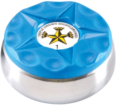 Triple Crown Individual Shuffleboard Puck - Blue