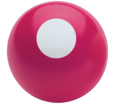 2-1/8" Aramith White Spot Bumper Pool Ball