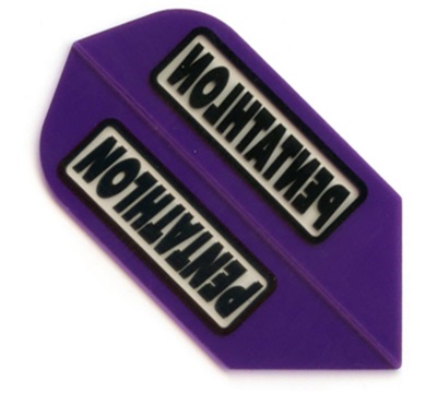 Pentathlon Classic Dart Flights – Purple – Slim