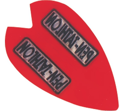 Red Double-Thick Poly Pentathlon Vortex Flight