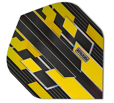 Pentathlon Shimmer Dart Flights – Yellow – Standard