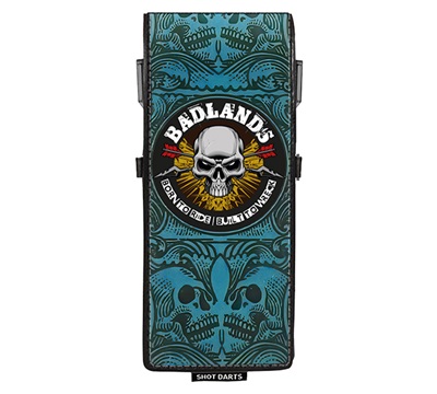 Shot Darts Badland Inked Dart Wallet - Blue