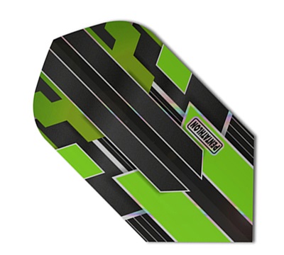 Pentathlon Shimmer Dart Flights – Green – Slim