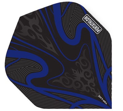 Pentathlon TDP Lux Dart Flights – Black & Dark Blue – Standard